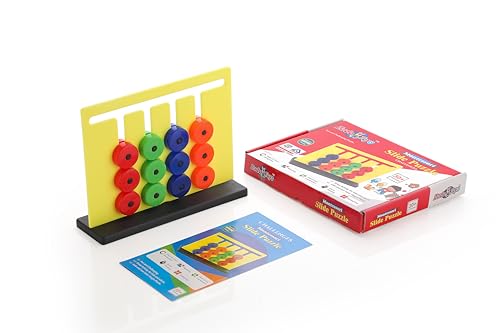 Preview image 3rd product image for Multicolor Learning Slide Puzzle Game for Kids - Zudo Toys - BachcheCompany.com