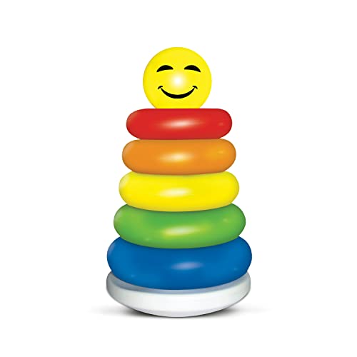 2nd product image for Colorful Stacking Rings for Toddlers - Enhance Motor and Reasoning Skills - BachcheCompany.com