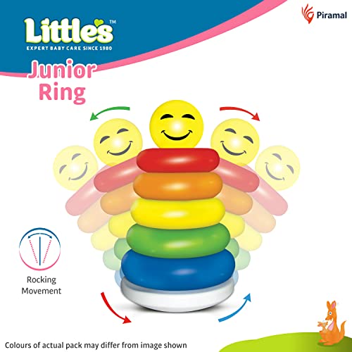 5th product image for Colorful Stacking Rings for Toddlers - Enhance Motor and Reasoning Skills - BachcheCompany.com