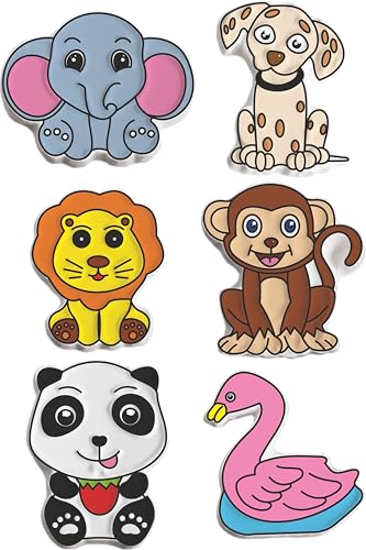 5th product image for Make Your Own Animal Safari Fridge Magnets & Badges - DIY Kit- BachcheCompany.com