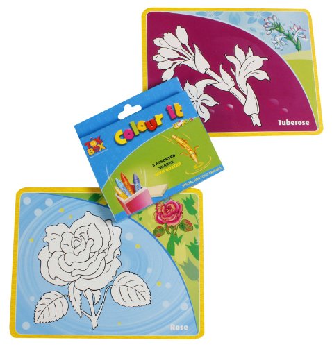 2nd product image for Learn About Flowers: Toyztrend Colour-It Game- BachcheCompany.com