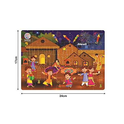 4th product image for Indian Religion Jigsaw Puzzle for Kids - 4 x 35 Pieces- BachcheCompany.com