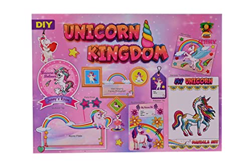 Preview image Unleash Creativity with Unicorn Kingdom DIY Craft Kit- BachcheCompany.com