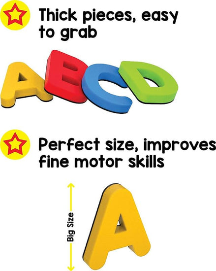 3rd product image for Versatile 4-in-1 ABC Magnets for Kids - Indoor & Outdoor Fun- BachcheCompany.com