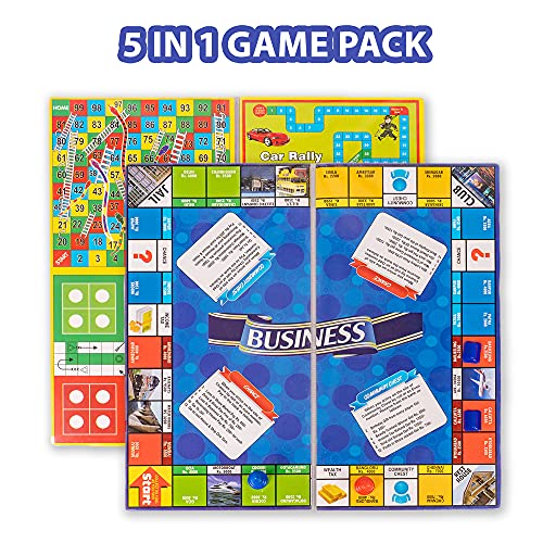 3rd product image for Fun and Educational 5-in-1 Board Game Set for Kids and Adults- BachcheCompany.com