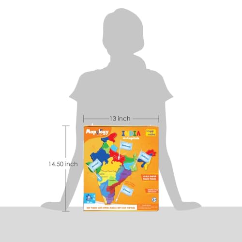 1th product image for Learn About India with Imagimake Mapology Puzzle- BachcheCompany.com