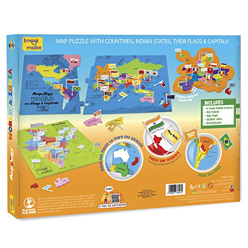 Preview image 2th product image for Explore the World with Imagimake Mapology - Educational Toy for Kids- BachcheCompany.com