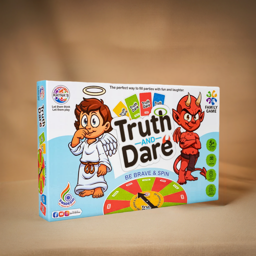 Truth or Dare Board Game - Fun Family Games for Kids and Adults