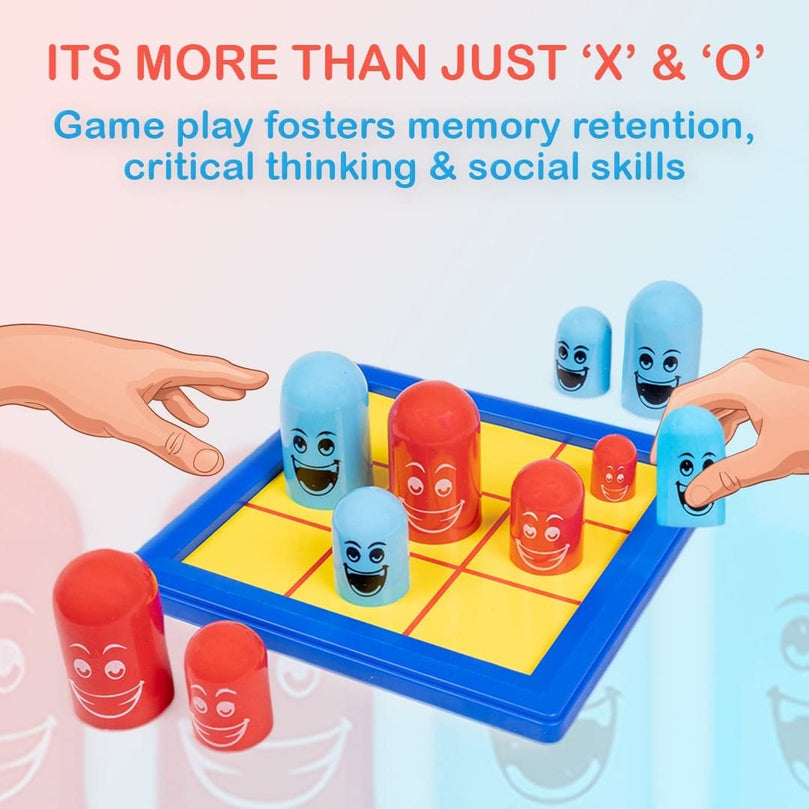 3rd product image for Tic Tac Stack: Mind-Challenging Strategy Board Game - BachcheCompany.com