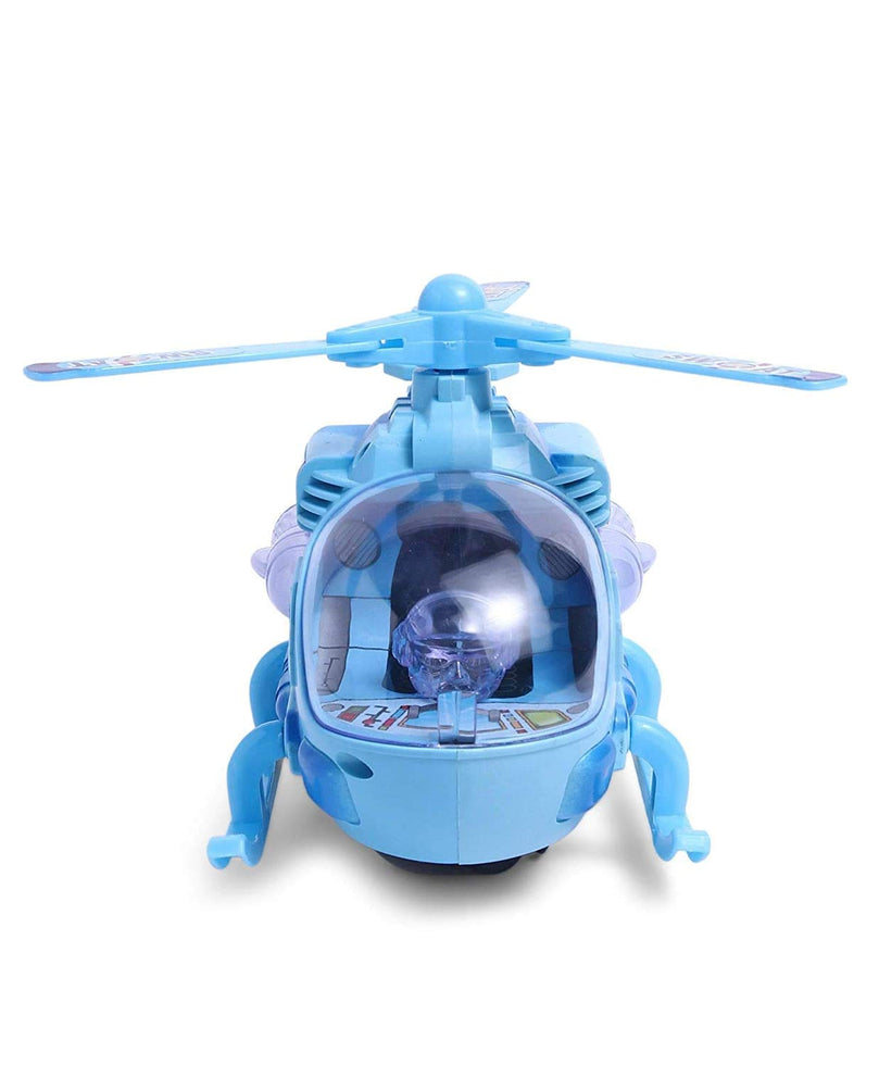 4th product image for Musical Helicopter Toy for Kids | Colorful Lights | Pack of 1 - BachcheCompany.com