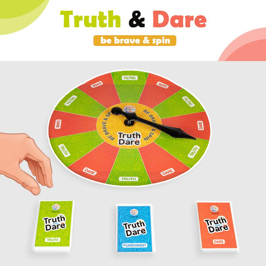 2nd product image for Truth or Dare Board Game - Fun Family Games for Kids and Adults - BachcheCompany.com