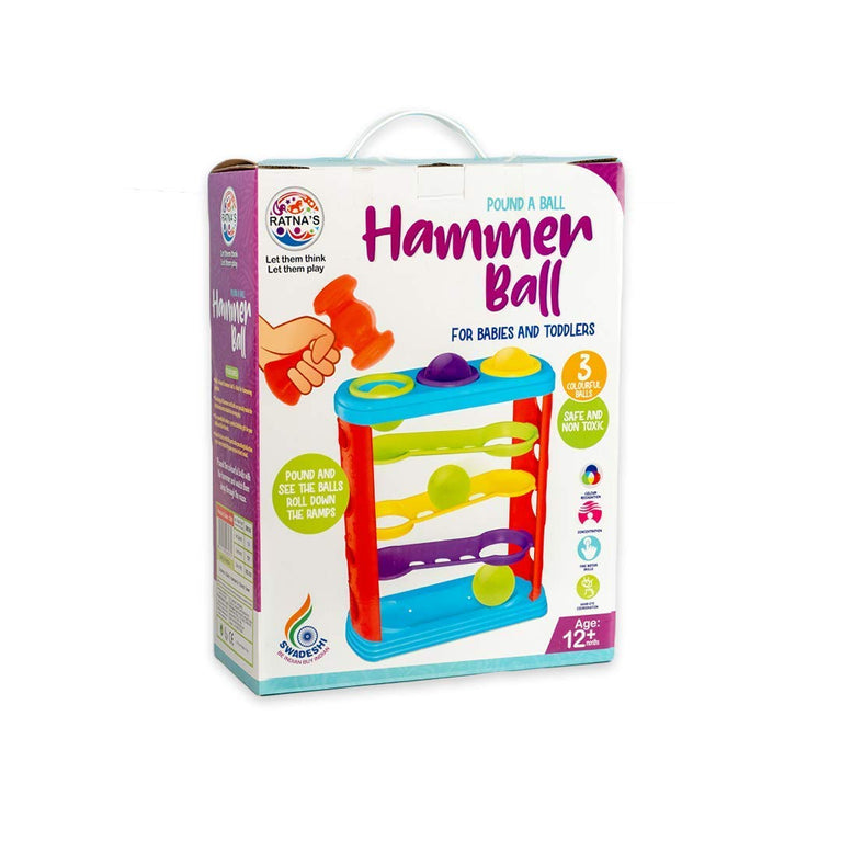 Preview image 7 for Non-Toxic Hammer Knock Ball for Babies and Toddlers