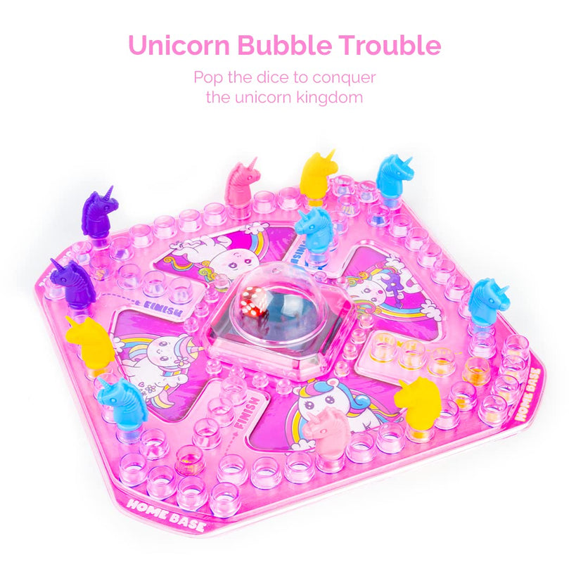 4th product image for Unicorn Bubble Trouble Board Game - Kids 4+ - BachcheCompany.com