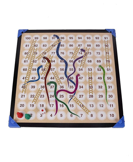 Table Top Family Fun Ludo and Snakes and Ladders Board Game - BachcheCompany.com