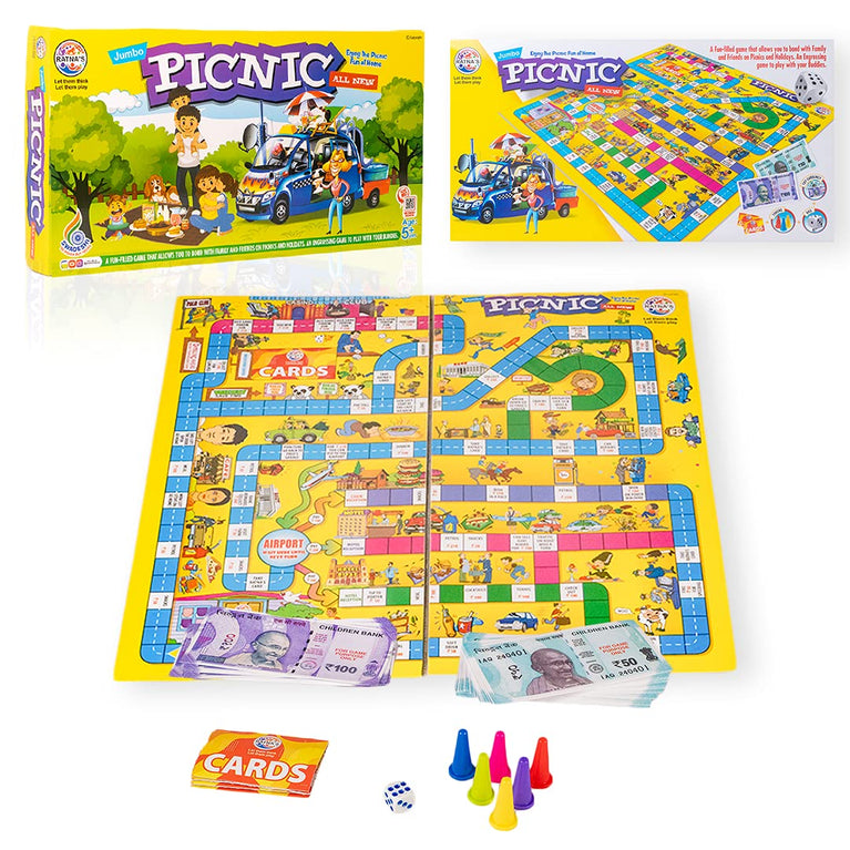 Preview image 3 for Ratnas Picnic Board: Family Fun Game Pack of 1