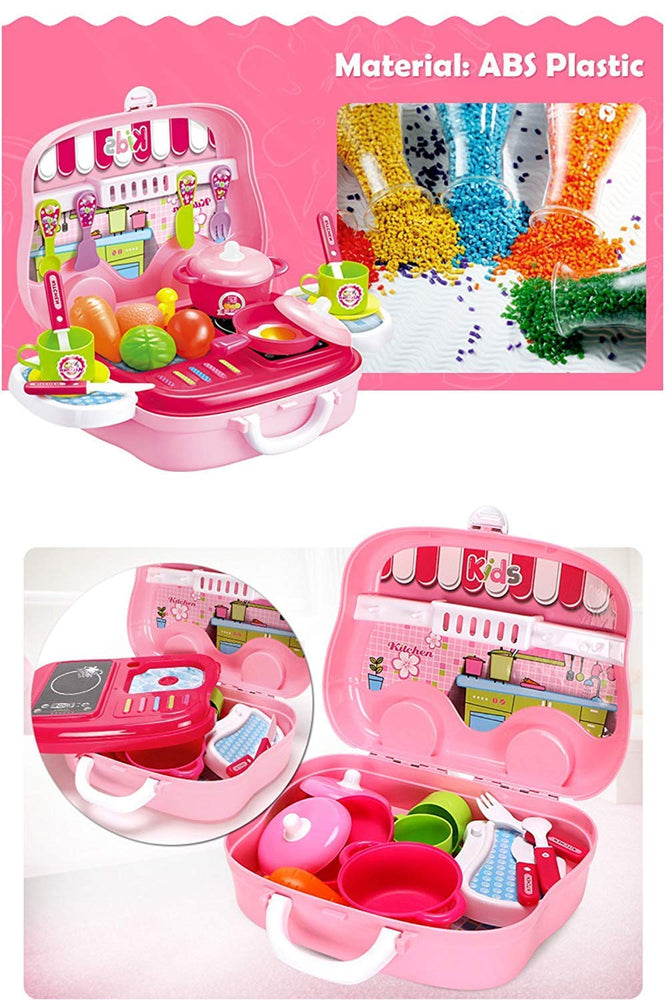 Preview image 5 for Kitchen Set for Kids Girls - DIY Luxury Pretend Play Set