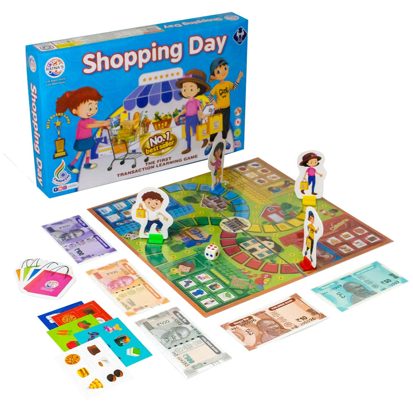 Ratnas Shopping Day Board Game: Learn Transactions! - BachcheCompany.com