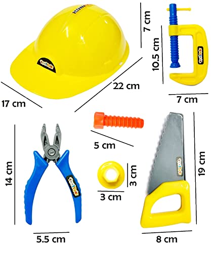 2nd product image for Complete Mechanics Tool Set for Kids - 14 Piece Pack - BachcheCompany.com