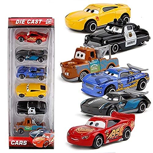 Disney Pixar Cars 3 Diecast Metal Toy Car Play Set for Kids - Set of 6 - BachcheCompany.com