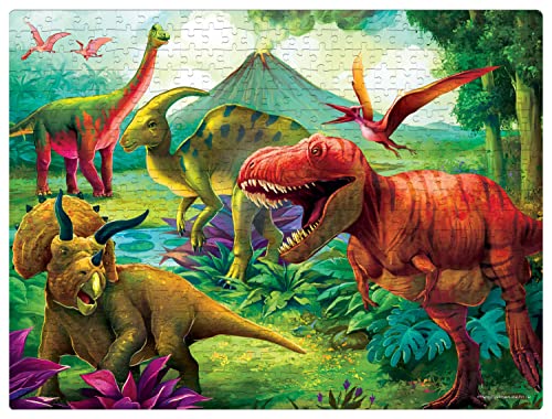 2nd product image for Explore the Prehistoric World: Age of Dinosaurs Puzzle - BachcheCompany.com