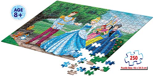 Preview image 4th product image for Disney Princess Cinderella Jigsaw Puzzle for Kids | 250 Pieces - BachcheCompany.com