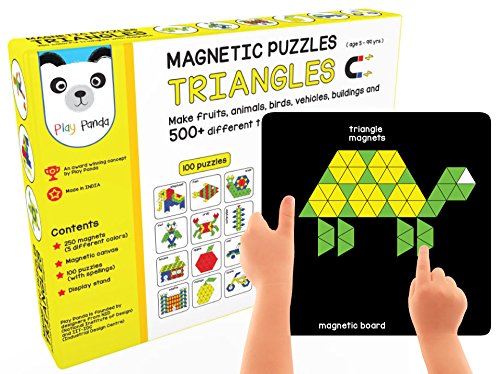 Colorful Magnetic Puzzles: 250 Magnets and 100 Puzzles - BachcheCompany.com