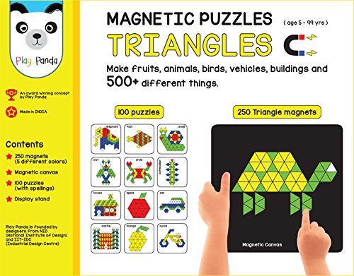 2nd product image for Colorful Magnetic Puzzles: 250 Magnets and 100 Puzzles - BachcheCompany.com