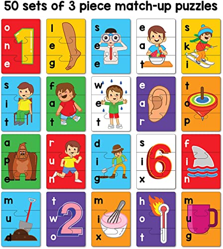 4th product image for Spelling Fun Type 2 Puzzle - Learn to Spell 50 Three-Letter Words - BachcheCompany.com