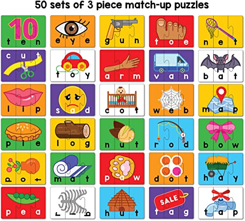 5th product image for Spelling Fun Type 2 Puzzle - Learn to Spell 50 Three-Letter Words - BachcheCompany.com