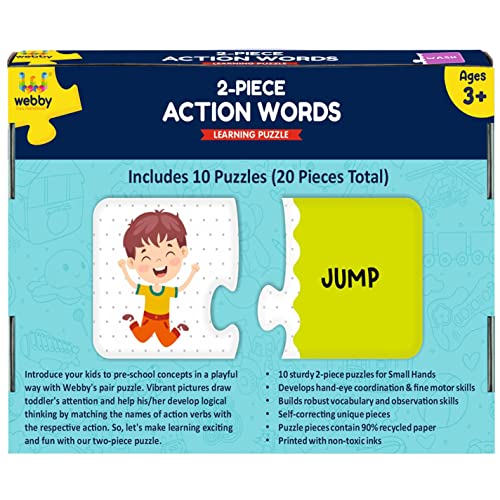 Preview image 6 Product Image for - BC9046999171385 for Action Word Learning Pack: Montessori Puzzle Toys for 3 Year Olds