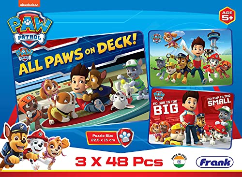 2nd product image for 48-Piece Paw Patrol Puzzles: Fun Jigsaw for Kids 5+ - BachcheCompany.com