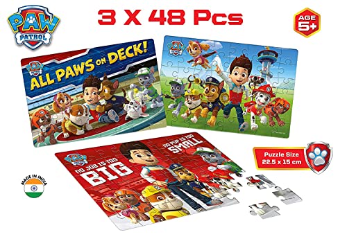 4th product image for 48-Piece Paw Patrol Puzzles: Fun Jigsaw for Kids 5+ - BachcheCompany.com