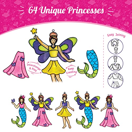 4th product image for Create Magical Window Art with Princess Designs - Craft Kit for Girls - BachcheCompany.com