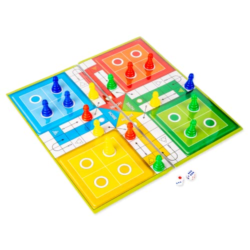 Classic Strategy Game: Little Snakes and Ladders with Ludo 2-in-1 - BachcheCompany.com