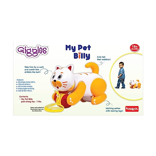 Preview image 3rd product image for Funskool Giggles My Pet Billy - Interactive Toy for Kids - BachcheCompany.com