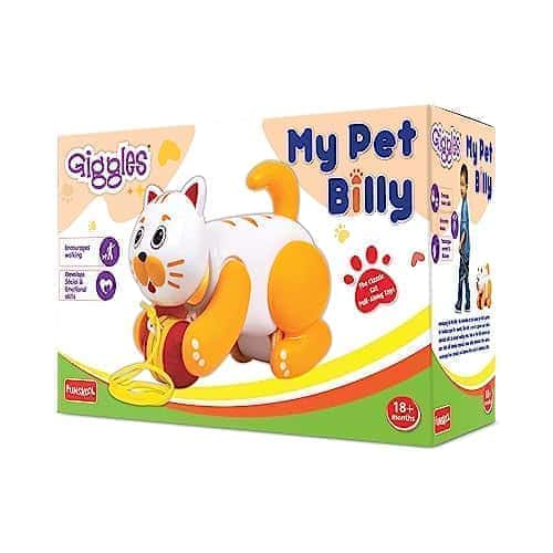 Preview image 7th product image for Funskool Giggles My Pet Billy - Interactive Toy for Kids - BachcheCompany.com