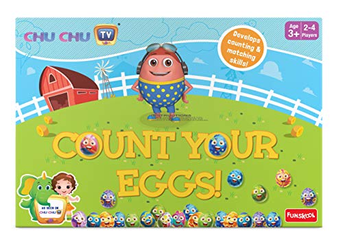 Chu Chu TV Funskool Count Your Eggs: Multicolor for 3 Years - BachcheCompany.com