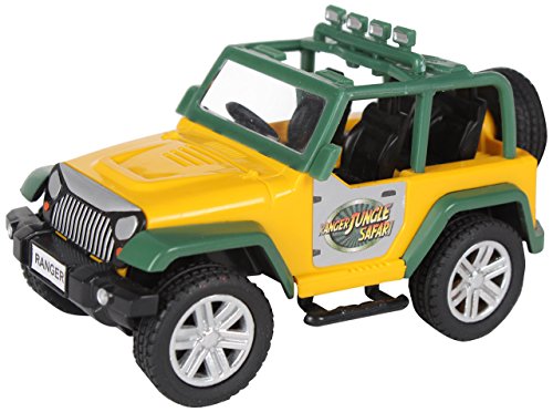 Multicolour Safari Car - 1 Pull Back Vehicle for Kids - BachcheCompany.com