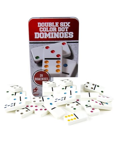 Colorful Dot Dominoes Tile Game for Adults and Kids - BachcheCompany.com