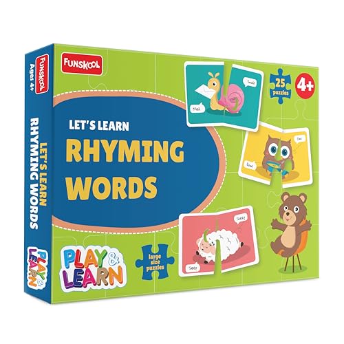 Funskool Rhyming Words Puzzle for 4+ Year Olds - BachcheCompany.com