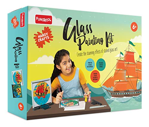 Create Your Own Glass Painting Kit - Funskool Handycrafts - BachcheCompany.com