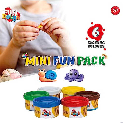 Preview image 4th product image for Funskool FunDough Mini Fun Pack: Multicolour Dough Toy for Kids - BachcheCompany.com