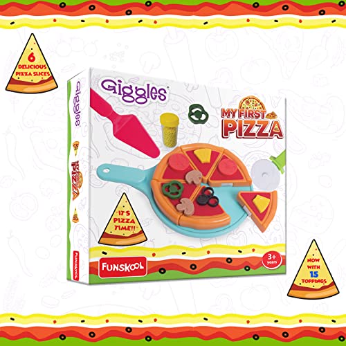 Funskool Giggles My First Pizza Toy Set - 15 Toppings for Kids - BachcheCompany.com