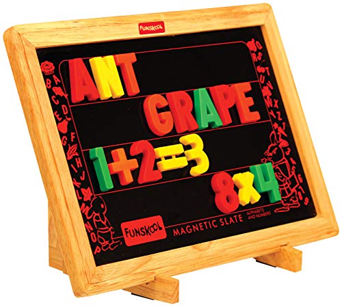 Funskool 2-in-1 Magnetic Slate: Early Learning Toy - BachcheCompany.com