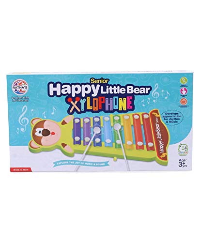 7th product image for Musical Fun for Kids: Ratnas Happy Little Bear Xylophone - BachcheCompany.com