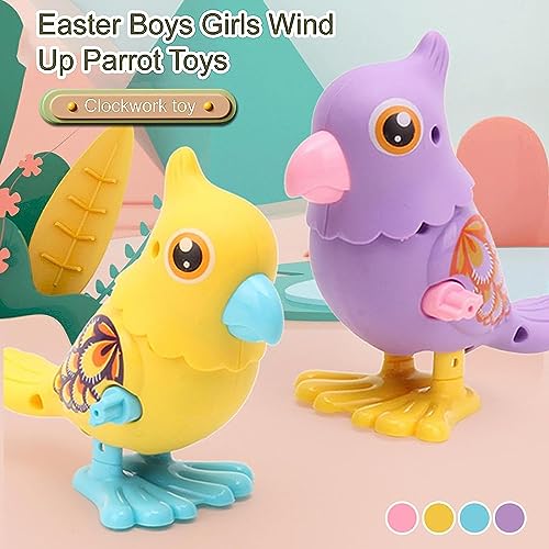 Preview image 2 Product Image for - BC9053857251641 for Colorful Jumping Bird Animals Key Operated Wind-up Toys - Pack of 3