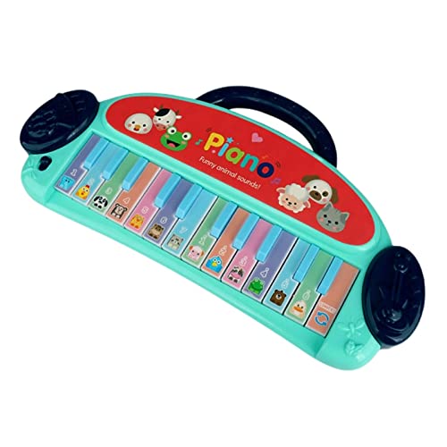 Fun and Versatile Portable Piano with Animal Sounds - Blue - BachcheCompany.com