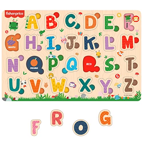 Wooden Alphabet Puzzle Toy for Kids | Educational Pre-School Game - BachcheCompany.com