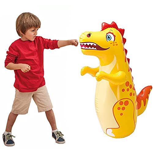 Hit Me Inflated Toy - Inflatable Dinosaur Punching Bag for Kids - BachcheCompany.com