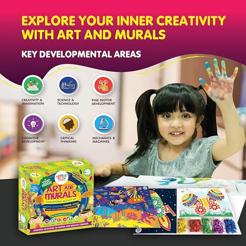 Art and Murals DIY Kit for 5 Year Olds - Educational Toy - BachcheCompany.com